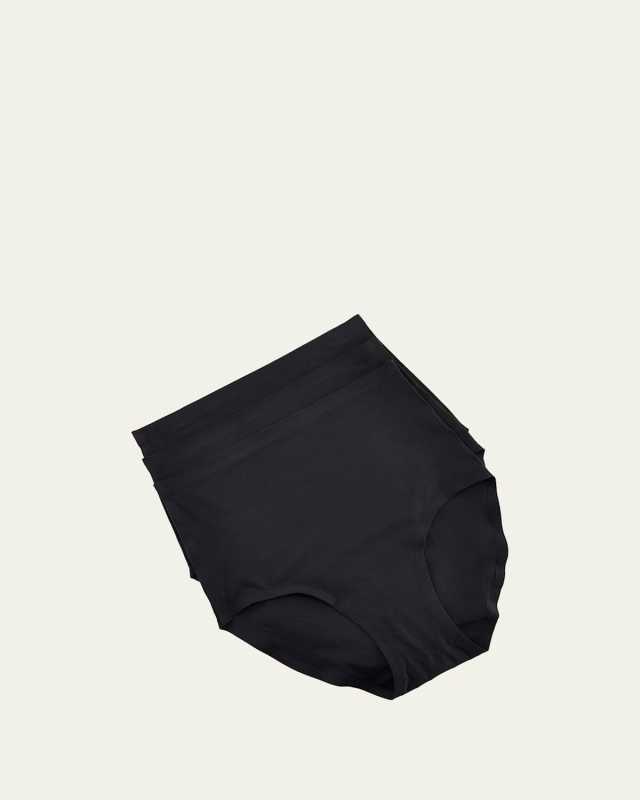 Soft Stretch High-Waist Seamless Regular Briefs - 3 Pack